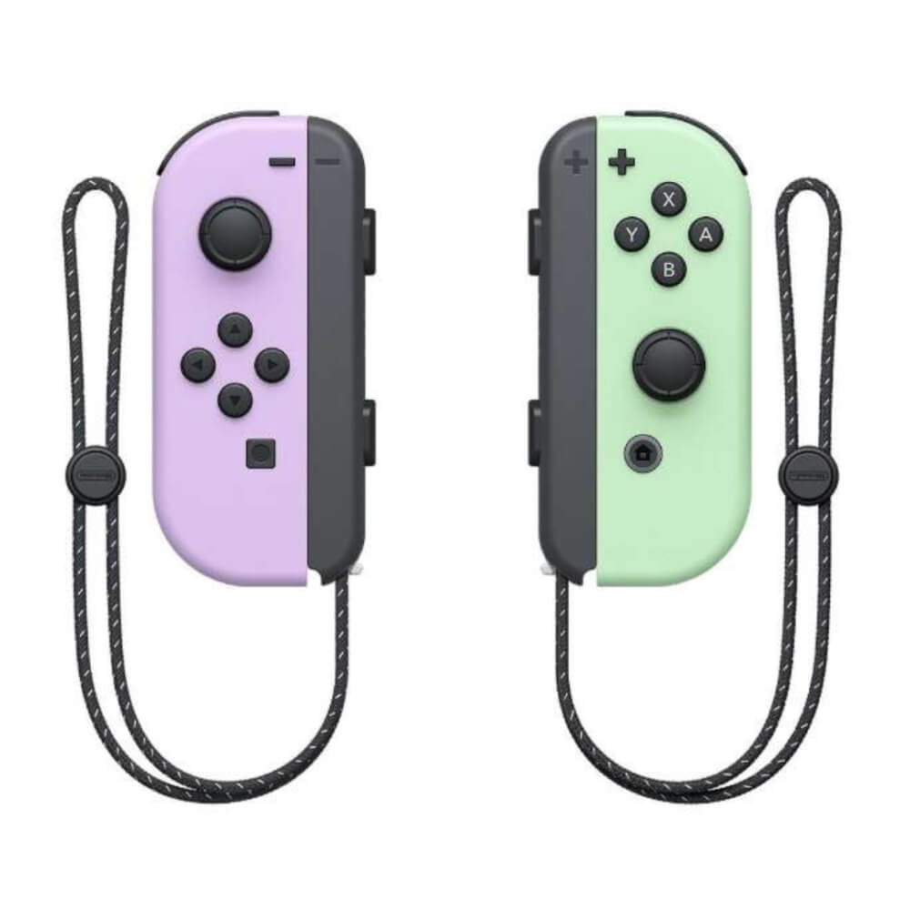  จอยเกมไร้สาย Nintendo Switch Joy Controller สีม่วง/เขียว พาสเทล